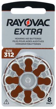 Baterie Rayovac Extra Advanced 312  PR41 do aparatów słuchowych – 6 sztuk w blistrze. Wysoka pojemność, stabilne napięcie.jpg
